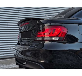 Performance bagažinės dangčio spoileris skirtas BMW E82 (07-13), juodas blizgus