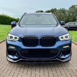 Priekinės Grotelės, komplektas skirtas BMW G01 X3 / G02 X4 (18-21), juodos blizgios