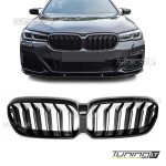 Performance priekinės Grotelės skirtos BMW G30 / G31 / F90 LCI (21-), juodos blizgios