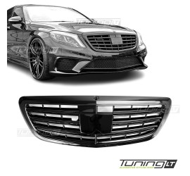 S65-style Front Grille for Mercedes-Benz W222 (13-20),...