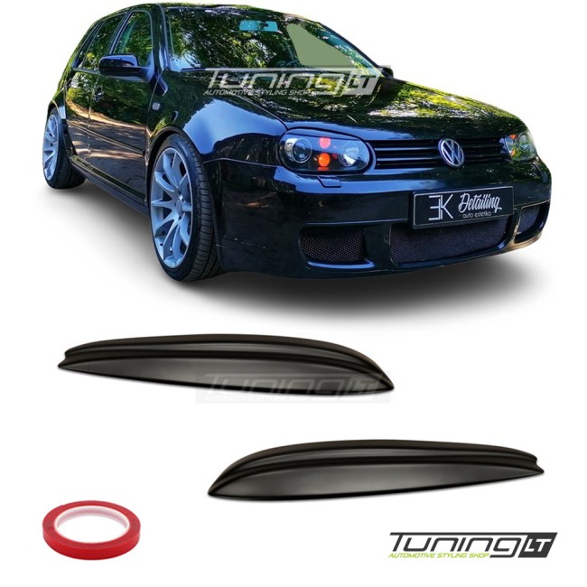 Žibintų apdailos komplektas skirtas VW Golf 4 (97-04) Žibintų apdailos komplektas skirtas VW Golf 4 (97-04)