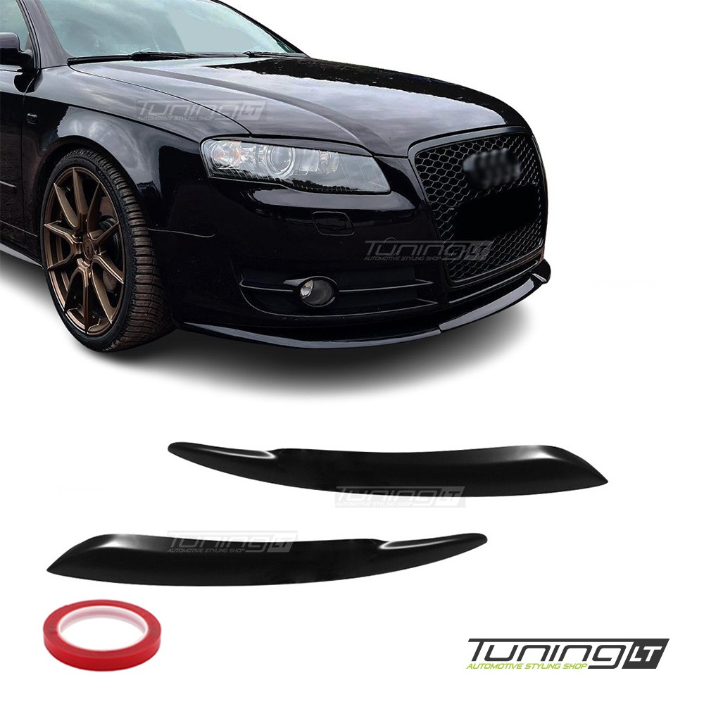 For Audi A4 B7 headlights eyebrows / eyelids