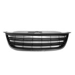 Priekinės grotelės be ženkliuko skirtos VW Tiguan (07-11), juodos