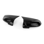 M look Veidrodėlių Dangteliai, komplektas skirtas BMW F10 LCI, F11 LCI, F07, F06, F12, F13 LCI, juodi blizgūs