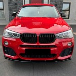 M look Veidrodėlių Dangteliai, komplektas skirtas BMW F15, F16, F25 LCI, F26, juodi blizgūs