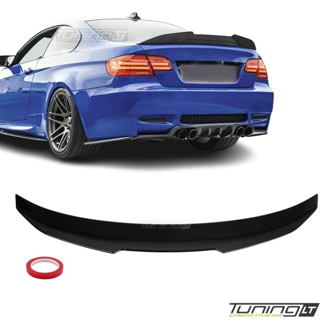 PSM style Bagažinės Spoileris skirtas BMW E92 Coupe, juodas blizgus (06-13) PSM style Bagažinės Spoileris skirtas BMW E92 Coupe, juodas blizgus (06-13)