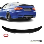 PSM style Bagažinės Spoileris skirtas BMW E92 Coupe, juodas blizgus (06-13)
