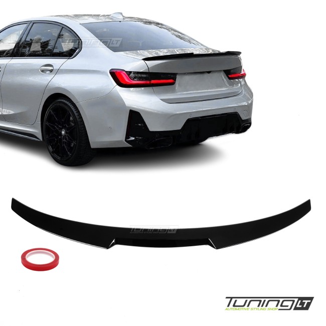 M4-design Bagažinės Spoileris skirtas BMW G20 / G80 sedan (18-24), juodas blizgus M4-design Bagažinės Spoileris skirtas BMW G20 / G80 sedan (18-24), juodas blizgus