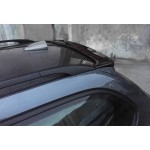 H style Roof Spoiler for BMW E61 Touring, glossy black