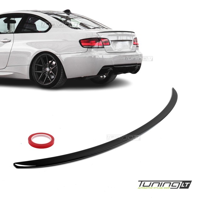 M3 išvaizdos Spoileris ant Bagažinės Dangčio skirtas BMW E92 Coupe, juodas blizgus (06-13) M3 išvaizdos Spoileris ant Bagažinės Dangčio skirtas BMW E92 Coupe, juodas blizgus (06-13)