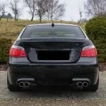 M5 išvaizdos Spoileris ant Bagažinės Dangčio skirtas BMW E60, juodas blizgus