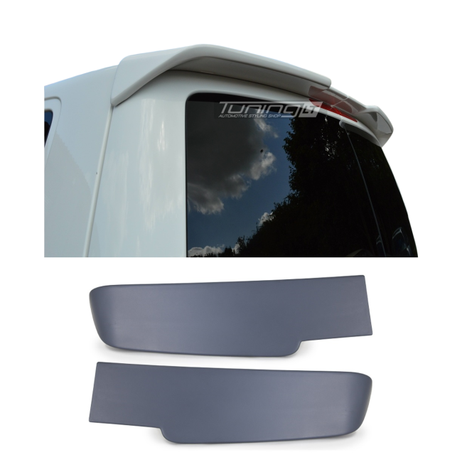 Sportline style rear roof spoiler for VW T5 / T5.1 / T6 / T6.1 with twin door