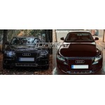 RS-style front grille for Audi A4 B8 (08-12), glossy black