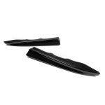 PSM style Rear Bumper Side Splitters, set for BMW F30 / F31, glossy black