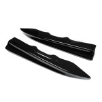 PSM style Rear Bumper Side Splitters, set for BMW F30 / F31, glossy black
