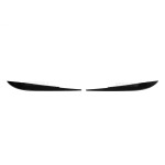 Headlights Eyebrows / Trims for BMW F32 / F33 / F36, glossy black