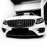 Priekinės Grotelės skirtos Mercedes W213 / S213 / C238 / A238, juodos + chromuotos