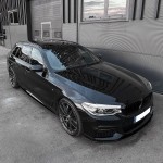 Performance priekinis pažeminimas skirtas BMW G30 / G31 (17-20) M-Pack, blizgus juodas