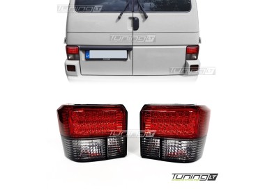 LED tail lights for VW T4 (90-03), red + smoked