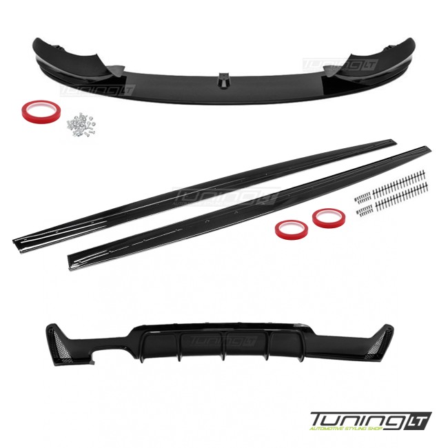 Performance Paketas skirtas BMW F32 / F33 / F36, juodas blizgus