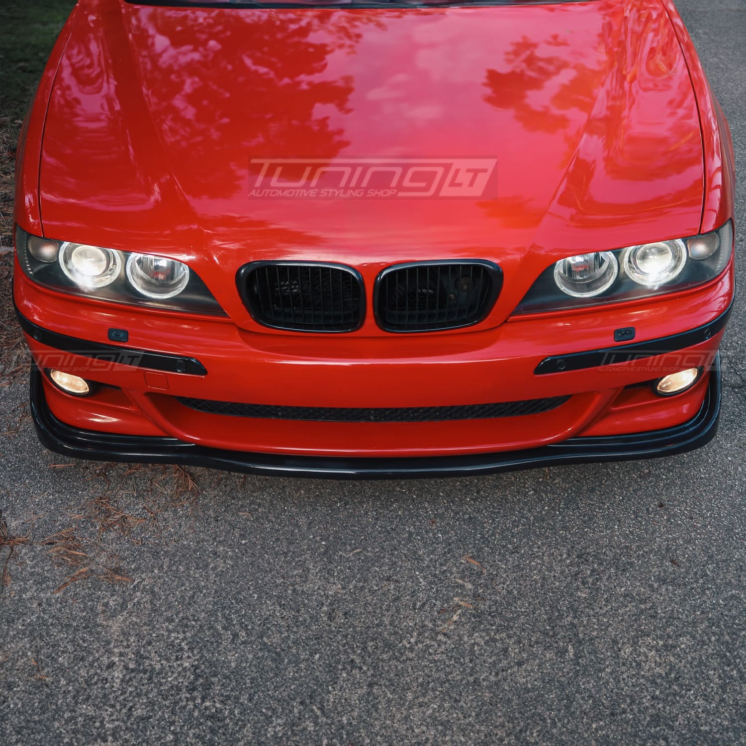 Bmw E Front M Tech Bumper Spoiler M Lip Splitter Gloss Black