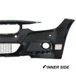 M-Pack Priekinis Bamperis skirtas BMW F30 / F31, su PDC ir žibintų apiplovimo angomis