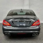 Bagažinės dangčio spoileris skirtas Mercedes C218, juodas blizgus