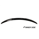 M4-style Trunk Spoiler for BMW E82, glossy black