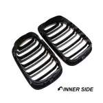 Performance priekinės grotelės skirtos BMW E46 coupe / convertible (99-03),  juodos blizgios
