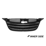 Priekinės grotelės be ženkliuko skirtos VW Tiguan (07-11), juodos