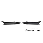 Priekinio Bamperio Spliteriai, komplektas skirtas BMW E90 / E91 PRE-LCI (05-08) su M-Pack, juodi blizgūs