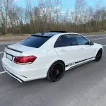 Spoileris ant Galinio Stiklo, skirtas Mercedes W212 (09-16) sedan, juodas blizgus