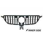 Front grille for Mercedes-Benz GLE C292 (15-) coupe, black + chrome