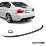 M3 išvaizdos Spoileris ant Bagažinės skirtas BMW E90 (05-11), juodas blizgus