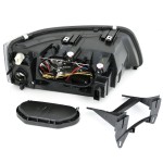 Headlights for VW T5 (03-09), black