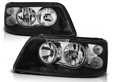 Headlights for VW T5 (03-09), black