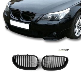 Kidney grille for BMW E60 / E61 (03-10), matte black 