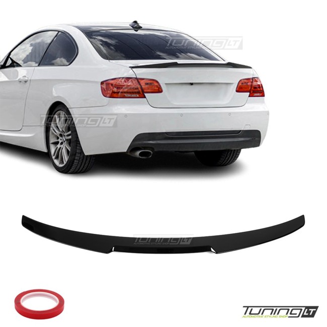 M4-style Bagažinės Spoileris skirtas BMW E92 (06-13), juodas blizgus M4-style Bagažinės Spoileris skirtas BMW E92 (06-13), juodas blizgus