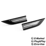 Dinaminių LED posūkių komplektas ant sparnų tinkantis VW T6  (15-19), skaidrūs