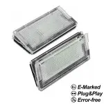 LED numerių apšvietimo komplektas tinkantis BMW E46 sedan / touring (98-05)