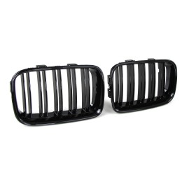 Performance kidney grille, for BMW E36 pre-facelift (90-96), glossy black