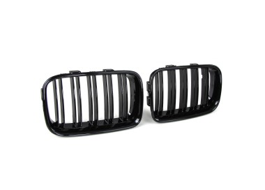 Performance kidney grille, for BMW E36 pre-facelift (90-96), glossy black