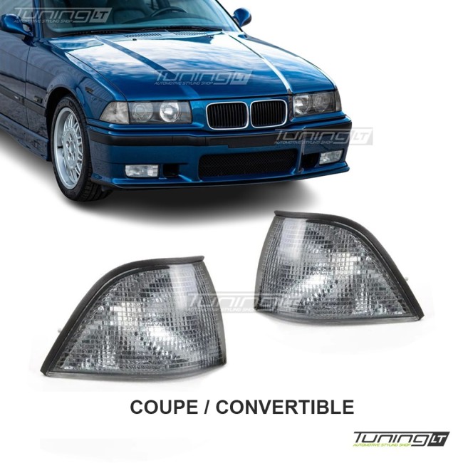 Priekiniai Posūkiai, komplektas skirtas BMW E36 Coupe / Cabrio, pilki