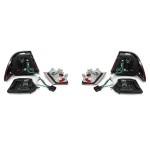 LED Galiniai Žibintai, komplektas skirtas BMW E46 (99-03) Coupe, su tamsintais posūkiais