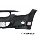 M-Pack Priekinis Bamperis skirtas BMW F30 / F31, be PDC, su žibintų apiplovimo angomis