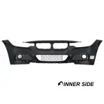 M-Pack Priekinis Bamperis skirtas BMW F30 / F31, be PDC, su žibintų apiplovimo angomis
