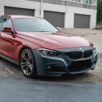 M-Pack Priekinis Bamperis skirtas BMW F30 / F31, be PDC, su žibintų apiplovimo angomis
