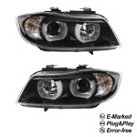 DTM style Priekiniai Žibintai, komplektas skirtas BMW E90 / E91 halogen (05-11)
