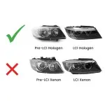 DTM style Priekiniai Žibintai, komplektas skirtas BMW E90 / E91 halogen (05-11)