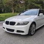 M-Pack Priekinis Bamperis, skirtas BMW E90 / E91 LCI (08-11), su tamsintais priešrūkiniais